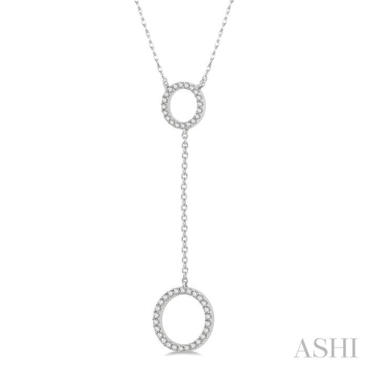 Circle Diamond Necklace