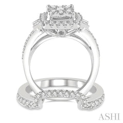 Halo Lovebright Diamond Wedding Set