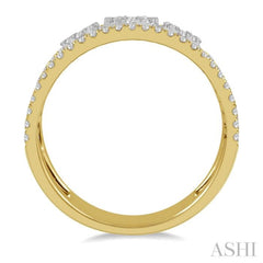 Round Shape Past Present & Future Lovebright Diamond Ring