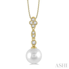 Pearl & Diamond Fashion Pendant