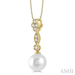 Pearl & Diamond Fashion Pendant