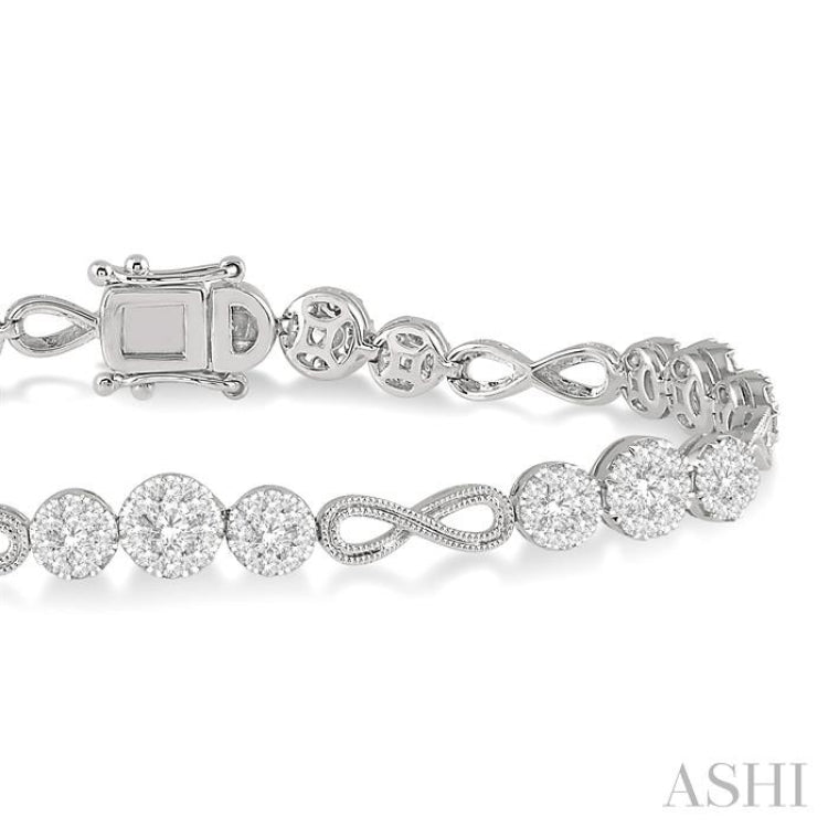 Lovebright Diamond Infinity Link Bracelet