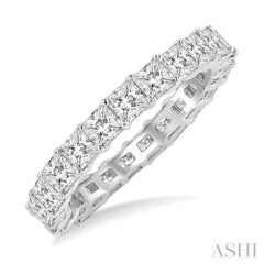 Princess Shape Eternity Diamond Wedding Band