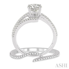 Round Shape Diamond Wedding Set