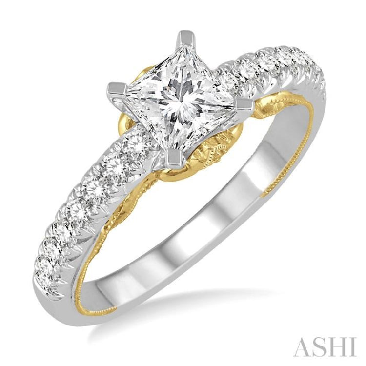 Princess Shape Diamond Engagement Ring