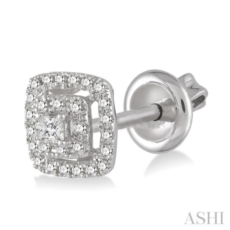 Halo Diamond Fashion Earrings