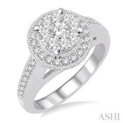 Halo Lovebright Diamond Engagement Ring