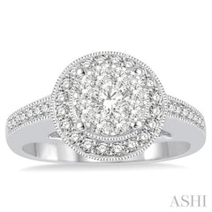 Halo Lovebright Diamond Engagement Ring