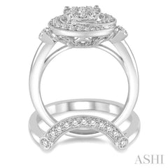 Halo Lovebright Diamond Wedding Set