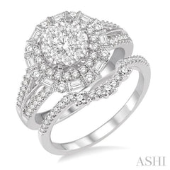 Halo Lovebright Diamond Wedding Set