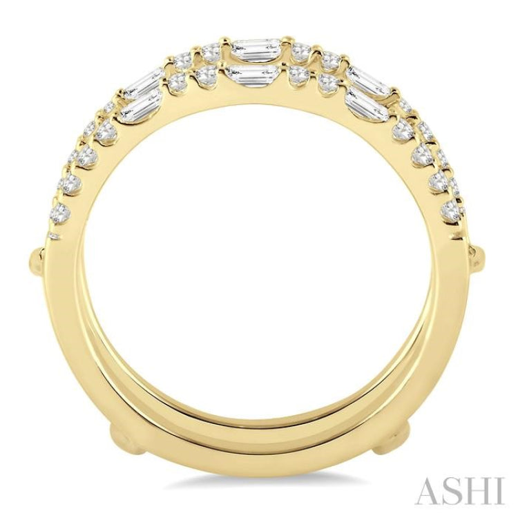 Baguette Diamond Insert Ring