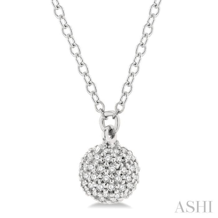 Sphere Diamond Pendant