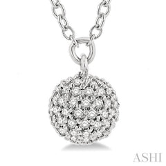 Sphere Diamond Pendant