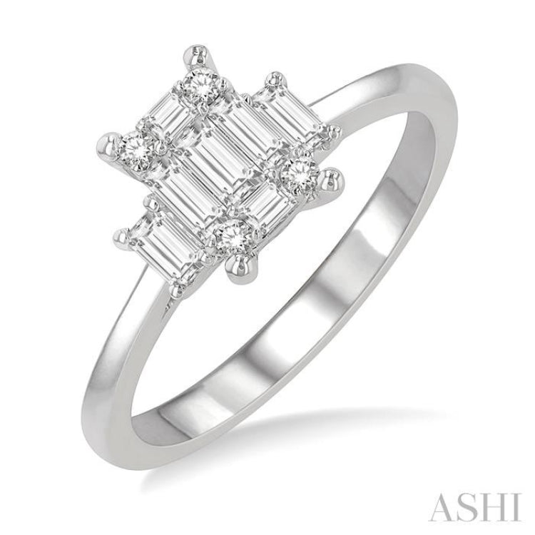 Fusion Diamond Engagement Ring