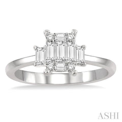 Fusion Diamond Engagement Ring