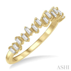 Stackable Scatter Baguette Diamond Fashion Ring