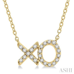 X & O Petite Diamond Fashion Pendant