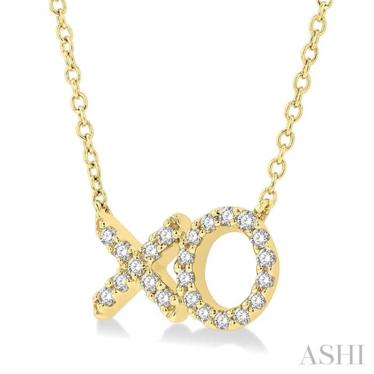 X & O Petite Diamond Fashion Pendant