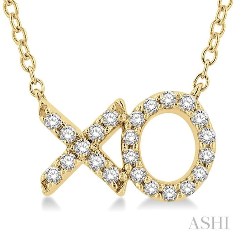 X & O Petite Diamond Fashion Pendant