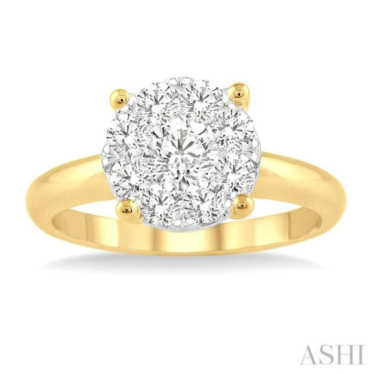 Round Shape Lovebright Essential Diamond Ring