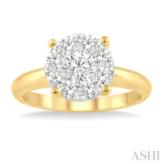 Round Shape Lovebright Essential Diamond Ring