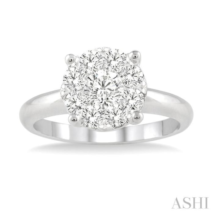 Round Shape Lovebright Essential Diamond Ring