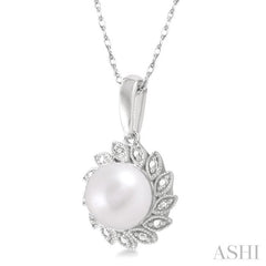 Pearl & Diamond Fashion Pendant