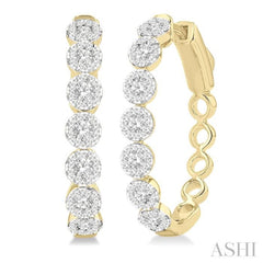 Lovebright Essential Diamond Hoop Earrings