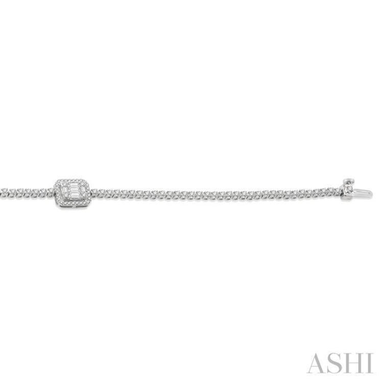 Halo Fusion Diamond Bracelet