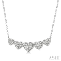 Heart Shape Diamond Necklace