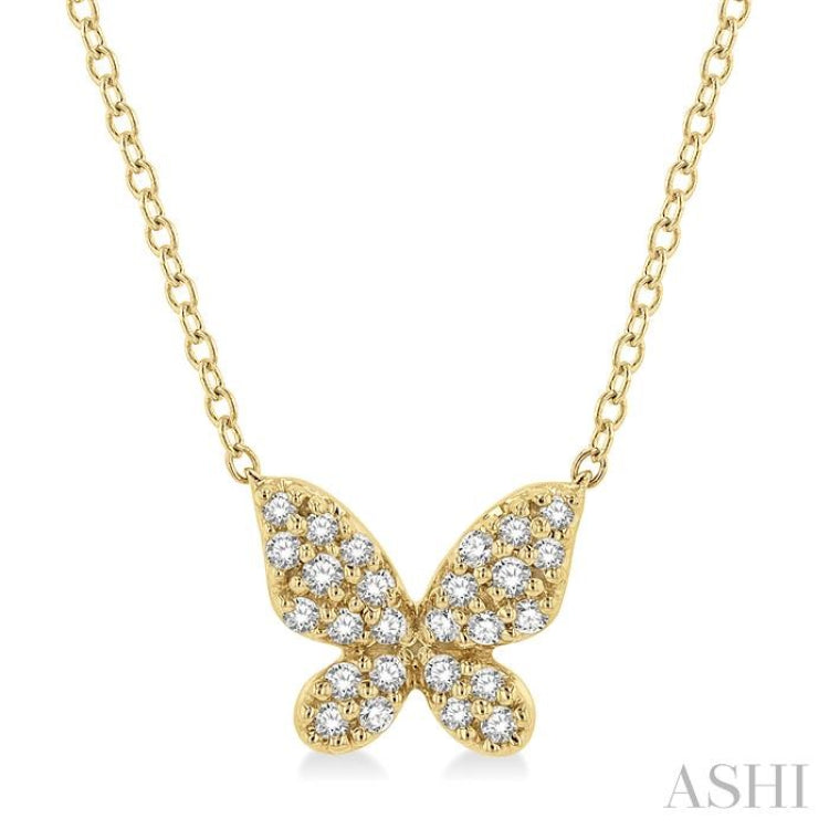 Butterfly Petite Diamond Fashion Pendant