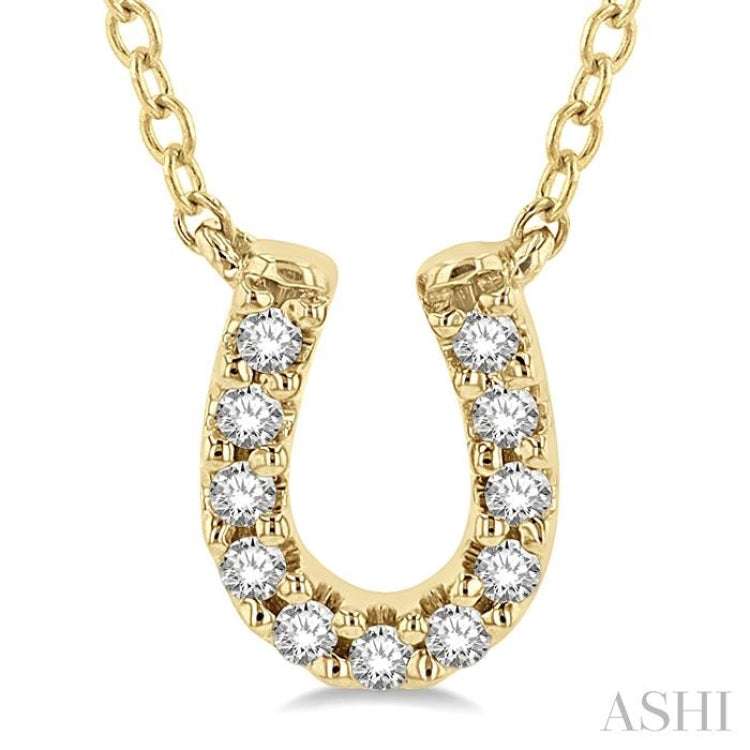 Horseshoe Petite Diamond Fashion Pendant