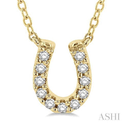 Horseshoe Petite Diamond Fashion Pendant