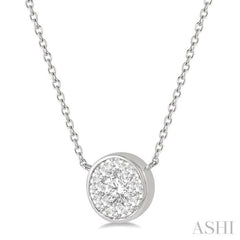 Round Shape Lovebright Essential Diamond Necklace