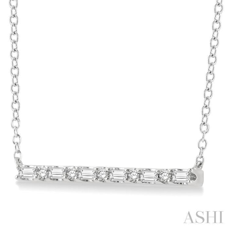 Bar Petite Diamond Fashion Necklace