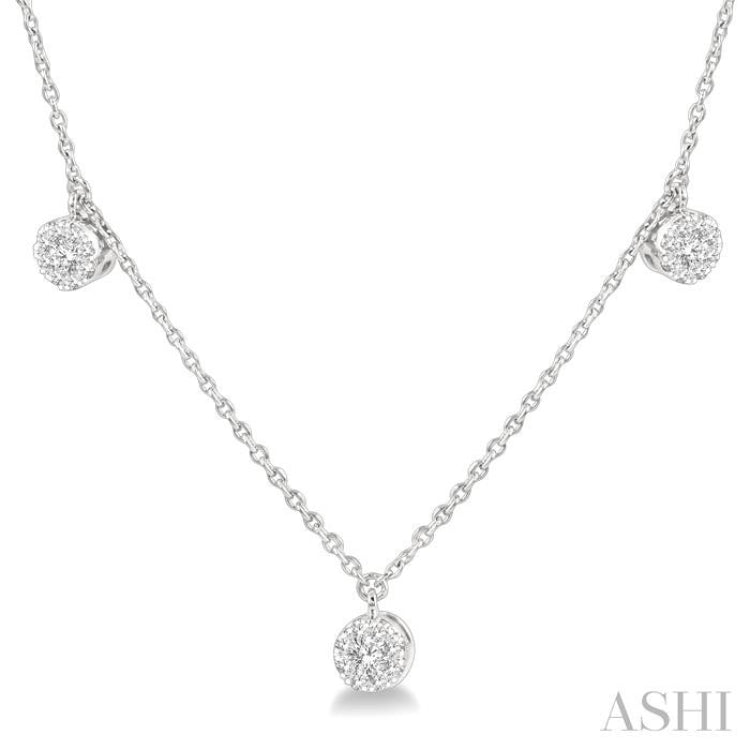 Lovebright Diamond Station Necklace