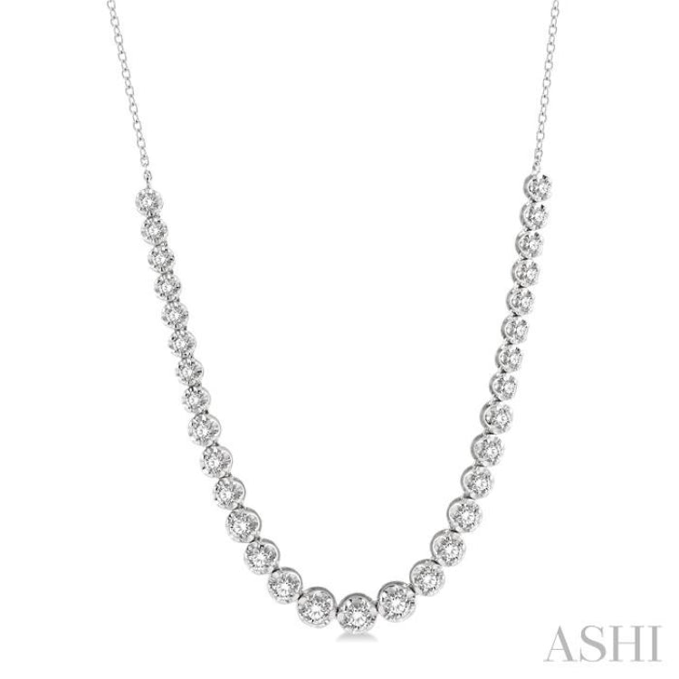 Illusion Diamond Necklace