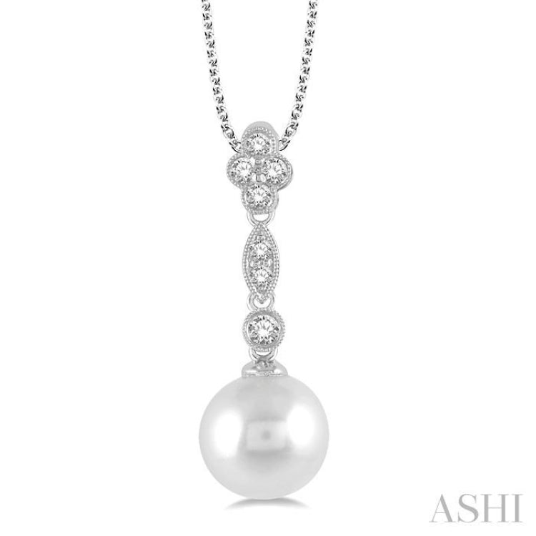 Pearl & Diamond Fashion Pendant