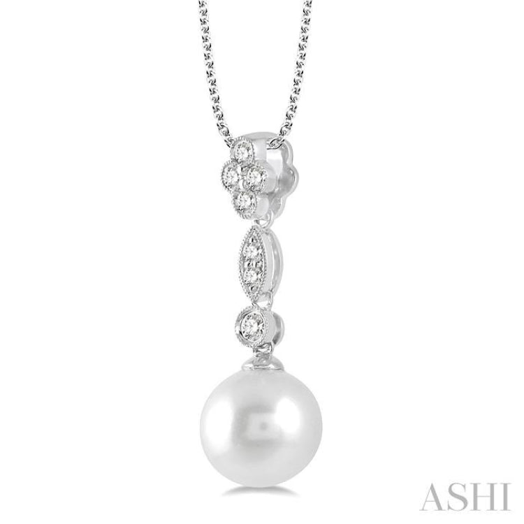 Pearl & Diamond Fashion Pendant