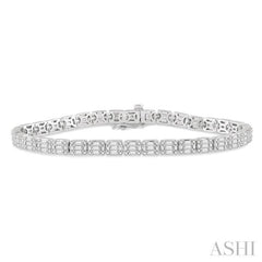 Fusion Diamond Tennis Bracelet