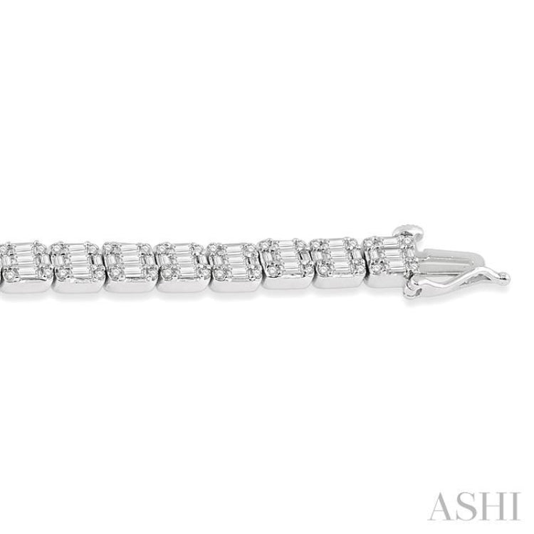 Fusion Diamond Tennis Bracelet