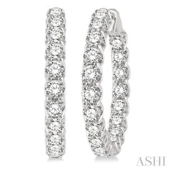 Inside-Out Diamond Hoop Earrings