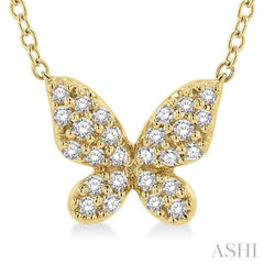 Butterfly Petite Diamond Fashion Pendant