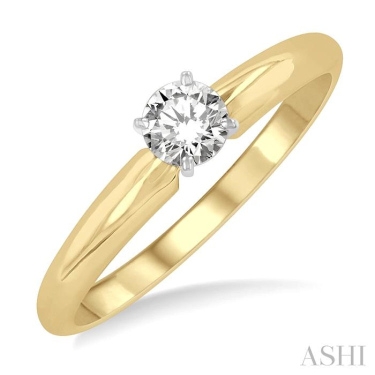 Round Shape Diamond Solitaire Ring