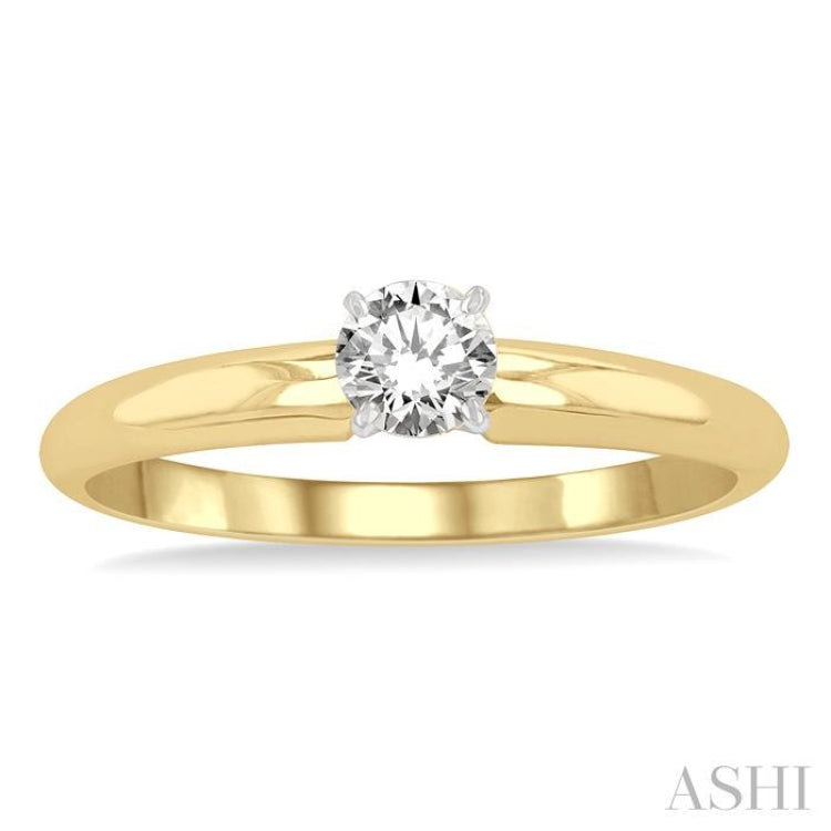 Round Shape Diamond Solitaire Ring