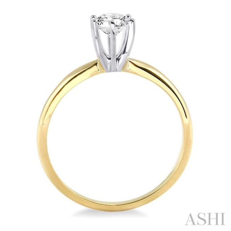 Round Shape Diamond Solitaire Ring