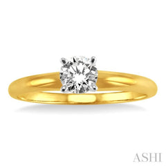 Round Shape Diamond Solitaire Ring