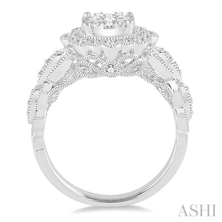 Halo Lovebright Diamond Engagement Ring