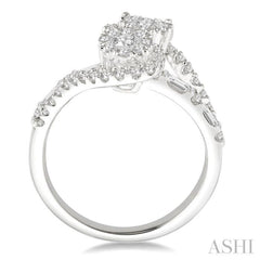 2 Stone Lovebright Diamond Fashion Ring