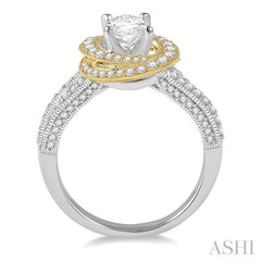 Oval Shape Semi-Mount Diamond Engagement Ring